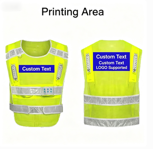 Gilet Riflettente Protettivo OEM/ODM per Manutenzione Ferroviaria, Ispezione e Riparazione d'Emergenza in Materiale Poliestere - Product Image 4