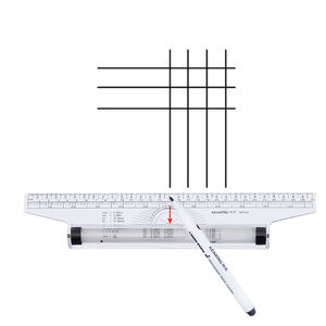 Ghiera goniometro integrato Multi-funzionale righello di rotolamento ideale per <span class=keywords><strong>disegno</strong></span> tecnico e <span class=keywords><strong>disegno</strong></span> SKU # MPR30 - Product Image 6