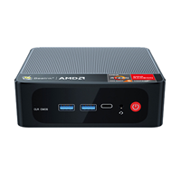 Factory Direct Sale Desktop Mini Computer Beelink SER5 MAX Ryzen 7 7735U 24G/16G LPDDR5 RAM 500G/1TB SSD Business Office Mini PC