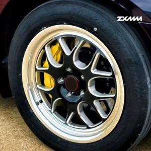 Jante de voiture de course personnalisée 15-17 pouces, forgée en une seule pièce, avec beadlock détachable, 5x114.3 5x110 5x120 Belak - Product Image 3