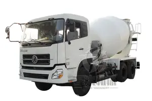 Trailer Truck Hydraulic Cement Mixer Tank Update Drum 9cbm 6*4 Concrete Mixer Truck For Sale