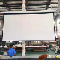 Écran de projection double face incurvé à 180 degrés d'excellente valeur directement de l'usine chinoise