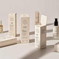 Vente en gros de boîte de papier d'emballage pliante cosmétique de taille personnalisée et de logo de marque privée de luxe brillant à lèvres rose pour rouge à lèvres