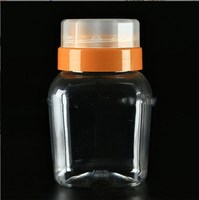 Bouteille de miel en plastique reflux bouteille de miel flacon en plastique flacon de sirop pâte de poire pot de pâte de nèfle