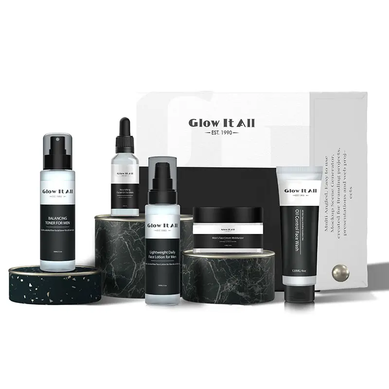 Customize Skincare Remove Blackheads Deep Cleaning Organic Natural Skin Care Private Label Skincare Set Men's Skin Care Products