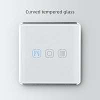 Tuya — interrupteur tactile pour rideaux, disponible avec l'application Smart life, commande vocale, google assistant et alexa