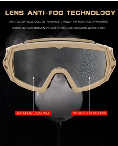 V50 resistenza balistica <span class=keywords><strong>STANAG</strong></span> 2920 occhiali da sole tattici con 3 lenti sostituibili giallo visione notturna occhiali da tiro - Product Image 4