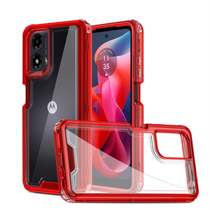 Funda Transparente para Teléfono con Protección Antigolpes en las 4 Esquinas, Carcasa Rígida de PC para Motorola <span class=keywords><strong>Moto</strong></span> G75 G55 G05 G15 G45 G85 - Product Image 2