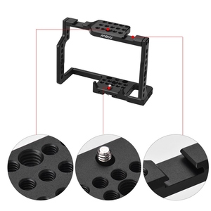 Andoer G85 Hợp kim nhôm máy ảnh Cage + TOP xử lý Kit với nhiều 1/4 "và 3/8" lỗ gắn 2 lạnh Giày ổ cắm - Product Image 5