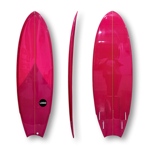 Tabla de Surf FishBoard de 5'11 Personalizada, Fabricada con Espuma EPS/PU y Resina Epoxi, Tabla de Surf de Alta Gama Fishboard_01 con Tela de Fibra de Vidrio - Product Image 5