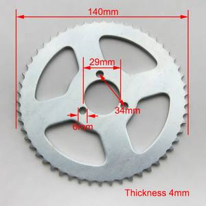 Mini moto tout-terrain en alliage d'aluminium noir, moteur 2 temps, boîte de vitesses, options 125cc, 50cc, 49cc, essence, disque, chaîne, neuve ou d'occasion - Product Image 4