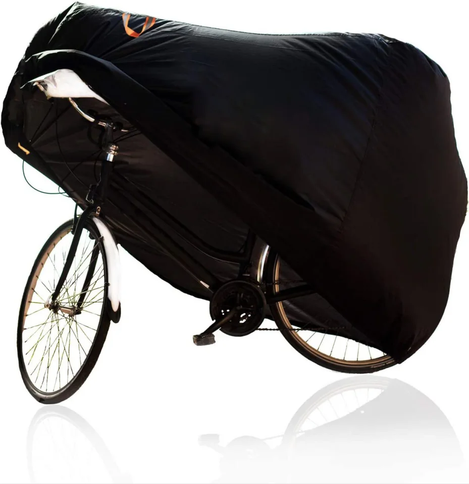 Housse de vélo en tissu Oxford 300D, imperméable, anti-poussière, avec trou  de verrouillage, pour vélo d'extérieur - AliExpress