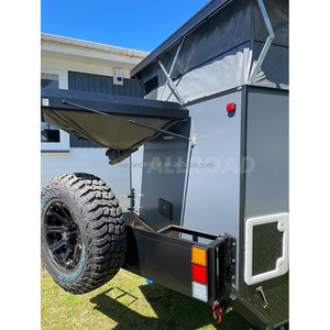 Grande <span class=keywords><strong>caravane</strong></span> mobile 4x4 pour voyages, camping, tout-terrain, hybride, familiale, hors réseau - Product Image 2