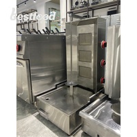 Machine à shawarma commerciale, machine à shawarma au gaz, machine à shawarma au poulet, prix