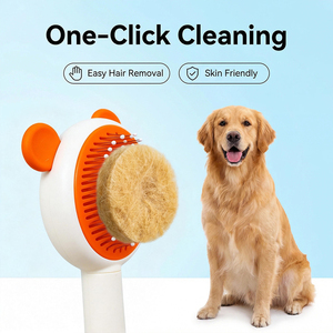 Cepillo de Acero Inoxidable Portátil para Mascotas, Peine para Perros y <span class=keywords><strong>Gatos</strong></span>, Elimina el Pelo Suelto - Product Image 1