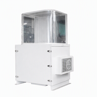 Boîtier de commande en acier galvanisé à température contrôlée, panneaux transparents, protection étanche IP65 pour utilisation intérieure et extérieure