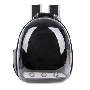 Công Suất Lớn Da Pet Tàu Sân Bay Ba Lô Trong Suốt Không Gian Viên Nang Bong Bóng Thiết Kế Dây Kéo Đóng Cửa Cho Lớn Mèo Và Con Chó - Product Image 3