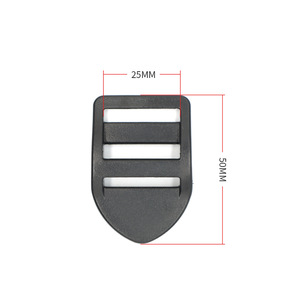Boucle en plastique réglable F007 25 mm pour attaches de sangle de sac, accessoires de sac à dos - Product Image 3