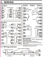 Contrôleur en plastique Teshow MY106V pour vanne moteur 3 fils, instrument de température, prise en charge OEM/ODM, communication RS-485, certifié CE