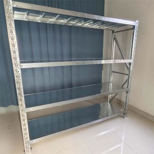 Estanterías de Almacenamiento de Servicio Mediano de 4 Niveles para Fábrica, 800 kg, 1000 kg, 1200 kg, Protección Contra la Corrosión, Estanterías y Unidades de Almacenamiento para Garaje - Product Image 3