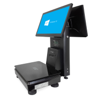 Báscula con Pantalla Táctil Capacitiva de 16 Pulgadas con IA, Impresora Integrada, Compatible con POS Windows/Android, Wi-Fi 6, Peso Máximo