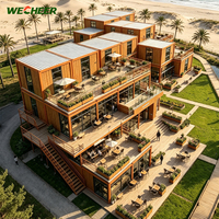 Maison conteneur Wecheer 2 chambres, maisons conteneurs durables en kit, bureaux de chantier préfabriqués, dortoirs pour le personnel, logements temporaires