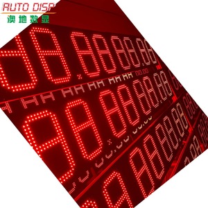Affichage des prix de l'essence LED AUTODISP - Utilisation en extérieur, couleur et luminosité personnalisables, garantie de 2 ans - Product Image 6