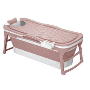 Adult Folding Adult Folding Bathtub Customized Color 1280MM Safe And Firm Independent Portable Adult Folding Plastic Bathtub