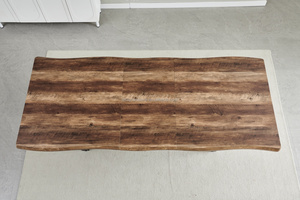 Giá Rẻ Nhà Hàng Hiện Đại Đồ Nội Thất Nhà Bếp <span class=keywords><strong>MDF</strong></span> Với PVC Bàn Ăn Và Ghế Set Với 6/8 Ghế Cho Phòng Ăn - Product Image 5