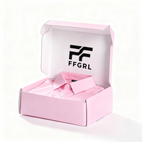Boîte en carton ondulé recyclable personnalisée pour l'emballage de chaussures, chaussettes, fourrures et vêtements avec doublure en carton laminé brillant/mat