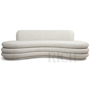 Mobili per Salotto Moderni, Grande Divano Curvo Moderno, Set di <span class=keywords><strong>Divani</strong></span> <span class=keywords><strong>e</strong></span> Poltrone Lunghe Curve, Divano ad Arco Minimalista Italiano - Product Image 2