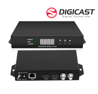 Modulador de TV Digital de un Solo Canal HD MPEG2 MINI HD a ATSC DVB-C Codificador Modulador QAM para TV de EE. UU. y México