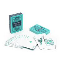 Cartes à jouer personnalisées OEM ODM avec votre logo imprimé sur du papier, jeu de cartes de poker vierge avec boîte, fabrication en usine