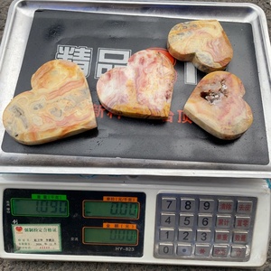 Cristales Curativos de Ágata Natural al por Mayor, <span class=keywords><strong>Corazones</strong></span> de Piedra Pulida de Primera Calidad para Decoración del Hogar y Feng Shui - Product Image 6