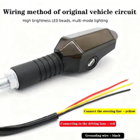 Feu arrière projecteur RVB 27 modèles pour moto et scooter, clignotant ambre, indicateur de sol et feu stroboscopique