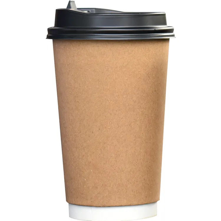 コーヒー用カスタム紙コップ12オンス熱使い捨て紙コーヒーカップ