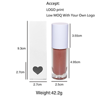 Gloss à lèvres en gros, marque privée, imperméable, longue tenue, végan, sans cruauté, rouge à lèvres liquide