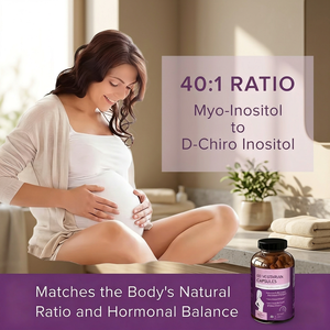 Stock OEM disponible : Complément en capsules de Myo-Inositol et D-Chiro-Inositol avec Folate et Vitamine D3 pour le soutien hormonal - Product Image 3
