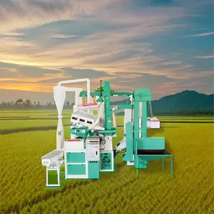 전기 20TPD 상업용 쌀 밀 생산 라인 완전 쌀 밀링 머신 공장