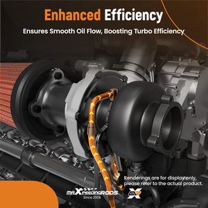 Tuberías de Refrigerante y Aceite para Turbocompresor MaXpeedingrods de Fábrica para <span class=keywords><strong>BMW</strong></span> 320i 328i 520i X1 X3 <span class=keywords><strong>Z4</strong></span> 2.0L Motor N20B20 2011- - Product Image 5
