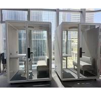 Offre Spéciale : Cabine Modulaire Préfabriquée Moderne pour Studio d'Enregistrement Vocal, Idéale pour l'Extérieur et les Centres Commerciaux