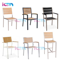 Nouvelles chaises de bar modernes industrielles pour salle à manger, cuisine, café, chaise de bar en bois, chaise de bar haute en teck pour restaurant