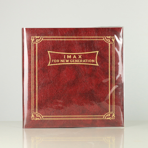 Classic Retro Style Leather Cover Golden Stamping Custom logo Paper <strong>slip</strong> Sheet Book Bound <strong>Photo</strong> <strong>Album</strong> <strong>slip</strong> <strong>in</strong> 4r 200photos - Product Image 3