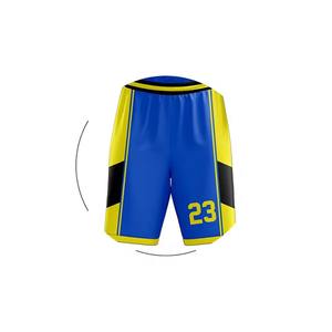 Maillot de basket-ball professionnel unisexe, ensemble d'uniformes personnalisés pour l'été - T-shirt respirant 100% polyester à séchage rapide - Product Image 4