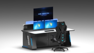 Máy Trạm điều khiển thiết kế công nghiệp có thể tùy chỉnh cho các trung tâm cuộc gọi phòng giám sát trung tâm chỉ huy thông minh - Product Image 5