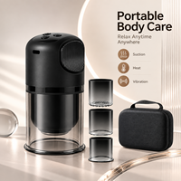 Masseur à ventouses électrique chauffant rechargeable pour le soin du corps, le Gua Sha et la beauté, appareil de massage sculptant