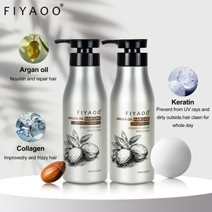 Fiyaoo Professional Shampooing à l'huile d'argan bio pur luxueusement doux <span class=keywords><strong>et</strong></span> hydratant pour lisser les cheveux secs Échantillon gratuit - Product Image 3