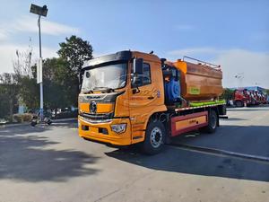 รถบรรทุกสูญญากาศ4x2 shacman เครื่องยนต์240HP เครื่องยนต์ PTO หรือ AUX ขับเคลื่อนเครื่องยนต์สุญญากาศฟังก์ชั่นคู่ขุดลอกท่อระบายน้ำ - Product Image 3