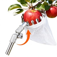 Verstelbare roestvrijstalen fruitplukker verlengstok voor appelplukken tuingereedschap groothandel China