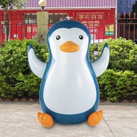 Pingouin gonflable grandeur nature personnalisé en gros, directement de l'usine - Mascotte promotionnelle accrocheuse et point photo pour événements